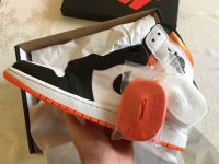 Nike Jordan 1 High Retro White Electro Orange 42.5 US 9 Wuppertal - Vohwinkel Vorschau