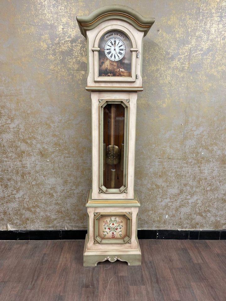 Rarität! Voglauer Anno 1700 Altweiß Standuhr Pendeluhr Antik Uhr in Hennef (Sieg)