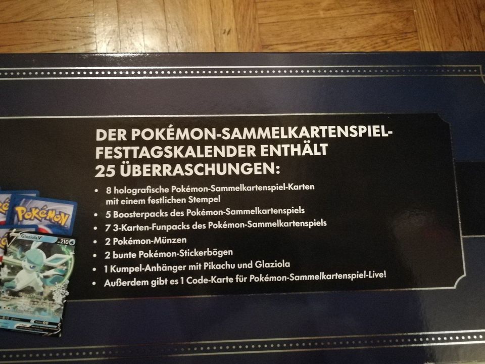 Pokemon Adventskalender Festtagskalender 2023 Neu in Puchheim