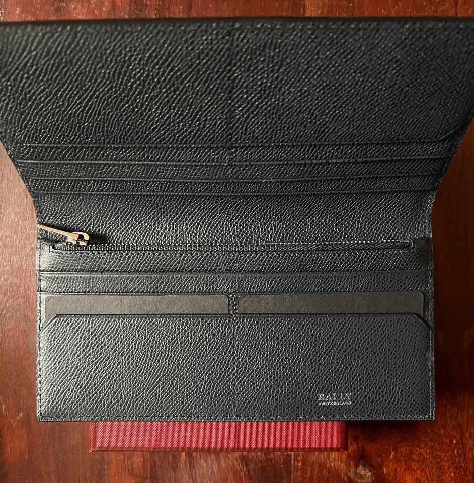 BALLY NEU Portemonnaie Brieftasche Kartenetui Herren Damen in Wees