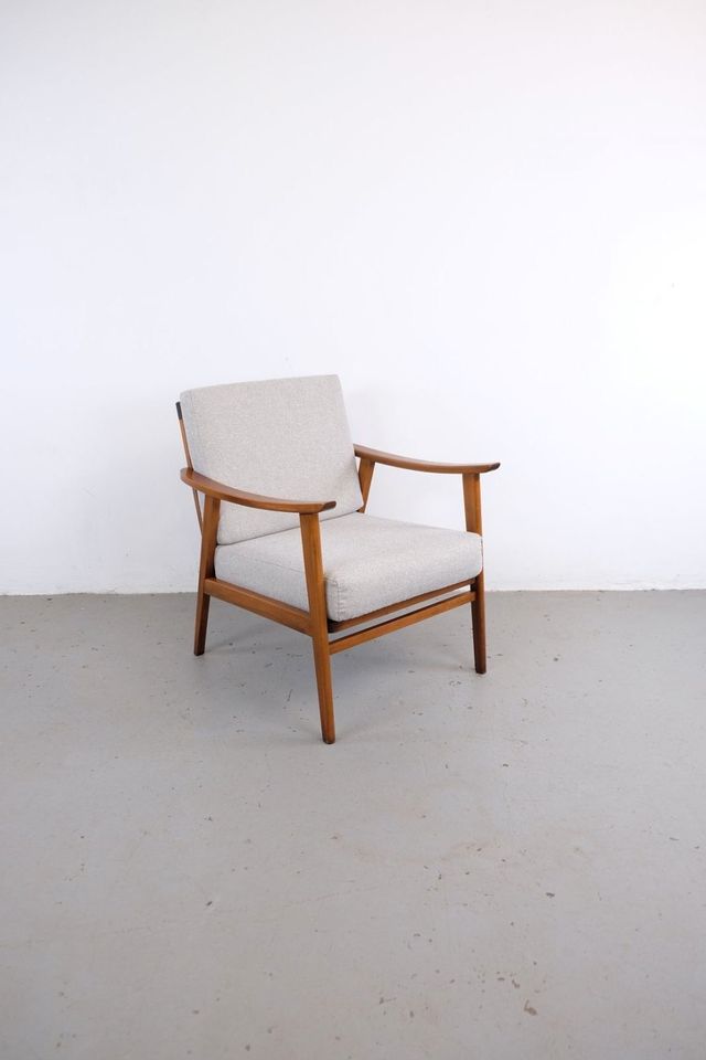 Mid Century Vintage Sessel Easy Chair 60er 70er Retro zu Teak in Gießen