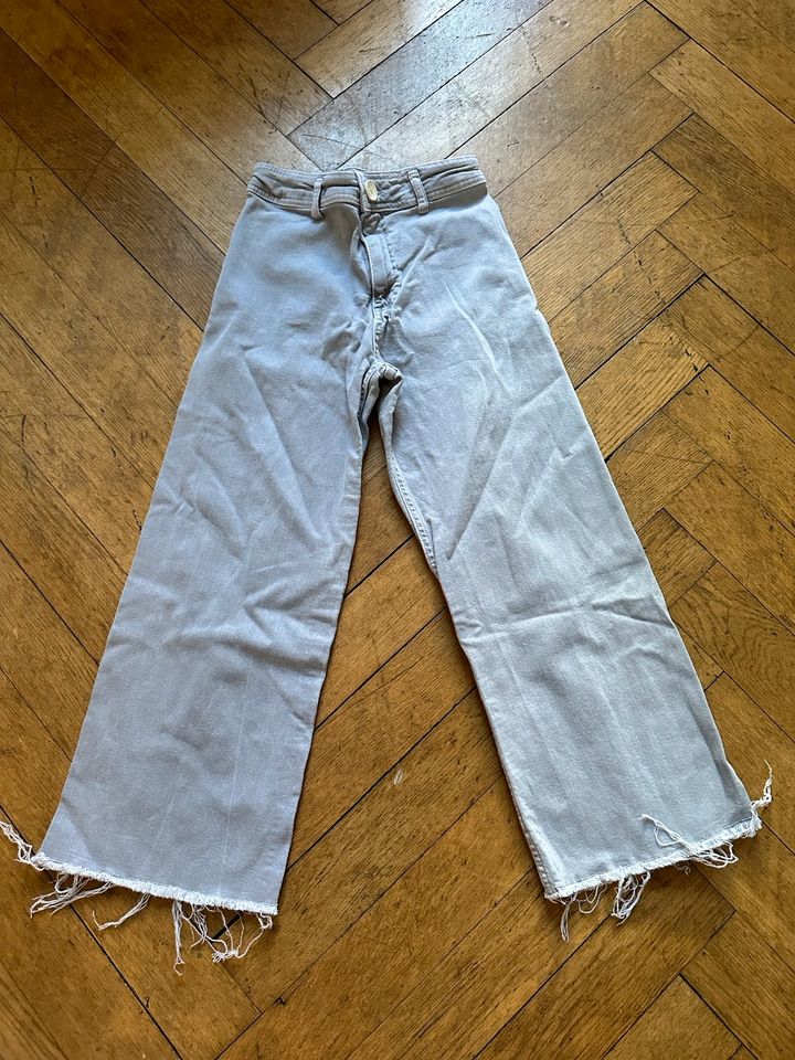 Hose Culotte Jeans Wideleg Zara Gr 164 in Berlin