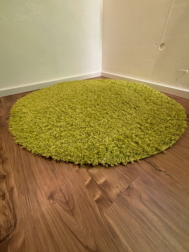 Teppich rund apfelgrün 120cm in München