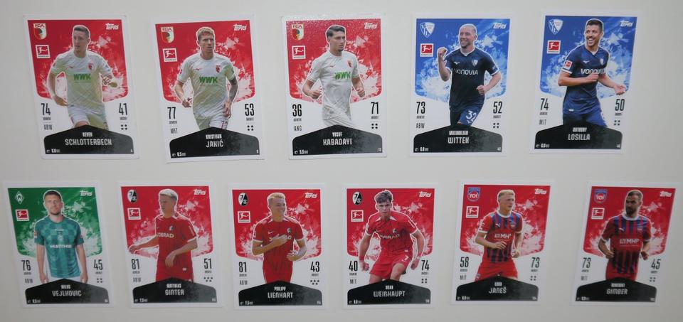 Aktuelle Match Attax Fussballkarten, Bundesliga 24/25 (Set1) in Rahden