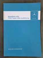 Mercedes Benz Einführungsschrift USA W107 W108 W109 M117 350SL SL Niedersachsen - Söhlde Vorschau