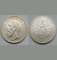 Großherzogtum Baden 5 Mark 1876 G Friedrich I Jäger J 27f Kaiser Sachsen-Anhalt - Merseburg Vorschau