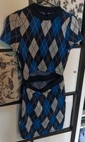 Kleid mit Bauchschlitz / Gr S/36-38 - marine/blau/weiß kariert Nordrhein-Westfalen - Dinslaken Vorschau