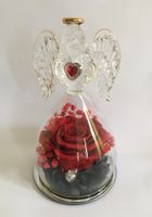 Glasengel mit ewiger roter Rose, Herz - Liebe, Geschenk (NEU,OVP) Bayern - Regensburg Vorschau