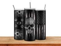 Thermobecher Tumbler Totenkopf Flagge America Nordrhein-Westfalen - Mechernich Vorschau