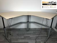 ❗️9 Assmann Ahorn Silber Elektrisch Höhenverstellbar Eckschreibtisch Stehtisch ergonomisch Schreibtisch Bürotisch modern Design Designmöbel Luxusbüromöbel Komplettset Hessen - Linden Vorschau