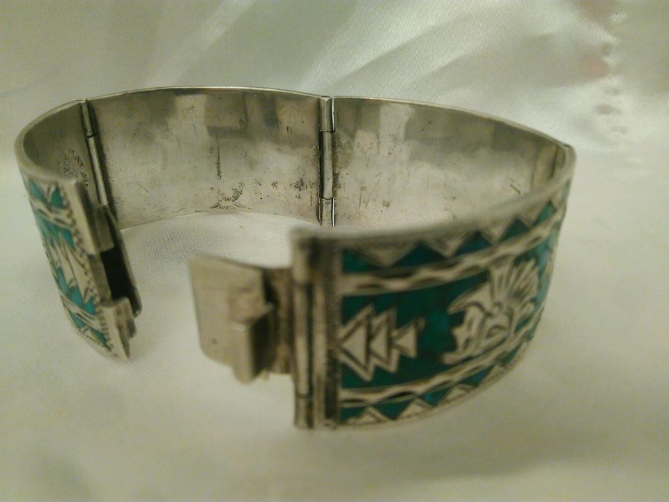 Armband 925er Silber Mexico Taxco? Azteken Vintage in Hilchenbach