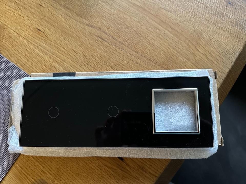Luxus Time Livolo schwarz Schalter mit Rahmen Touch-Schalter in Salmtal