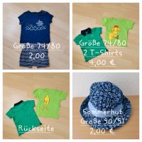 Kleidungspaket Set T-Shirt Hut Mütze Kinder 74-80  50-51 Niedersachsen - Nordhorn Vorschau