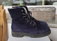 Boots Winterschuhe Gr. 39 gefüttert dunkelblau Wildleder Nordrhein-Westfalen - Meerbusch Vorschau