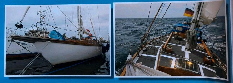 Segelboot Langkiel in Wetterzeube