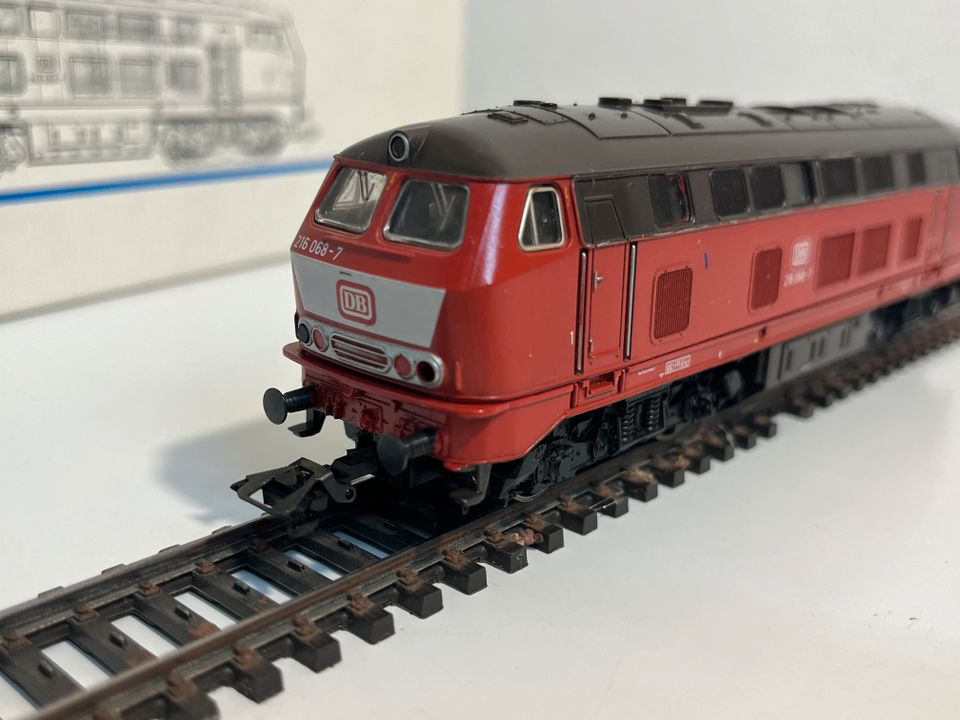 Märklin H0 3373 Diesellok 216 068-7 neues DB Logo Analog OVP in Neuwied