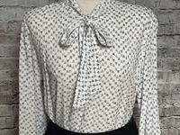 Brax Shirt Bluse Gr. 38 / M Schluppenbluse weiß grau Nordrhein-Westfalen - Haltern am See Vorschau
