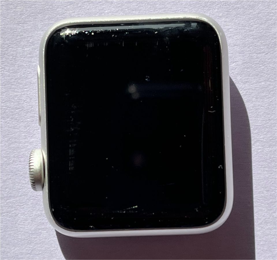 Apple Watch 3, 38mm, Silver Aluminium (OVP) inkl. Sportarmband in Romrod
