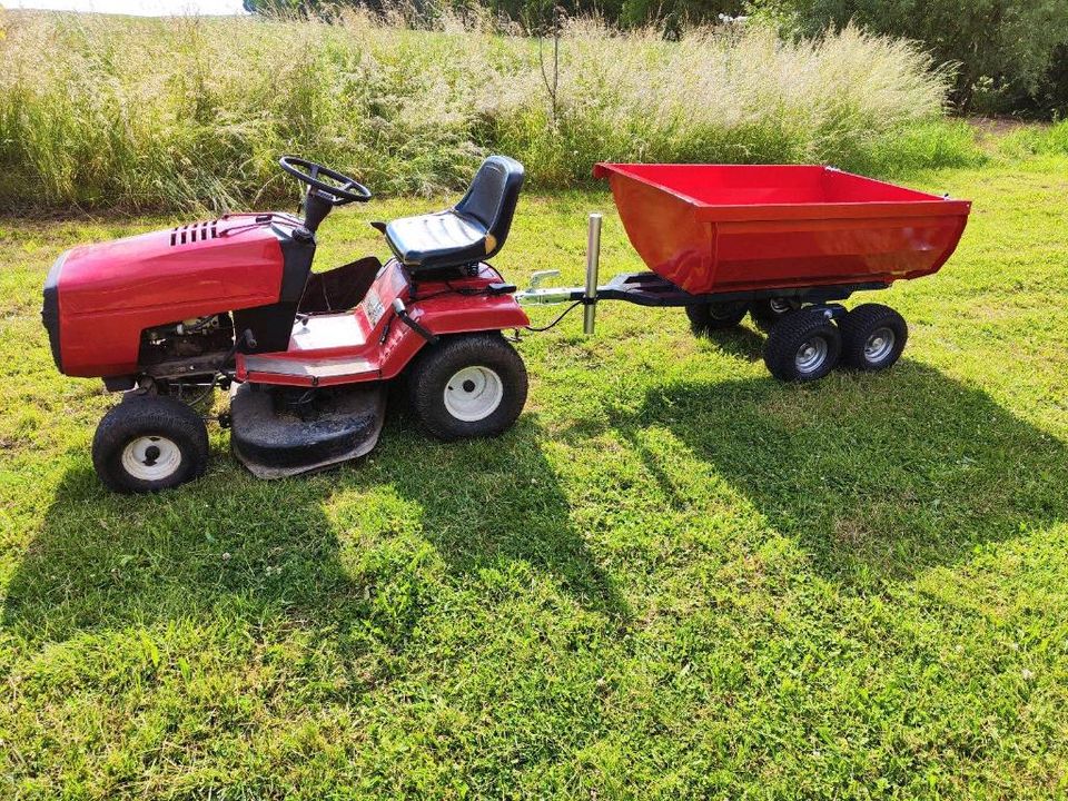 Rasentraktor Anhänger Muldenkipper Kipper ATV in Thüringen - Ponitz, Gebrauchte Auto-Anhänger kaufen