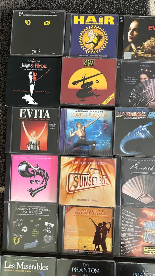 MUSICAL CD SAMMLUNG=43 CDs=Raritäten-Sammlerstücke-wie neu in Polch
