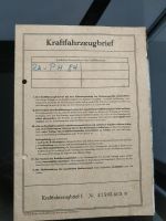 Kfz Brief DKW F12 EZ 1963 nicht entwertet, Auto Union Baden-Württemberg - Rastatt Vorschau