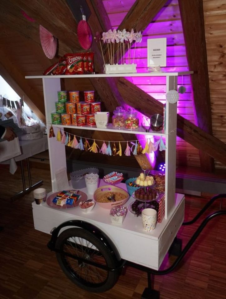 Verleih: Candybar Candy Bar mieten Hochzeit Geburtstag Sektbar Deko in Herzogenaurach