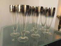 7 besondere Biertulpen Vintage Rauchglas grau "Schott Zwiesel" Bayern - Weiherhammer Vorschau
