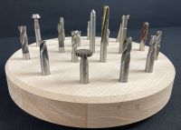 Schaftfräsersatz auf Holzplatte Schaft 10 mm Hessen - Niederaula Vorschau