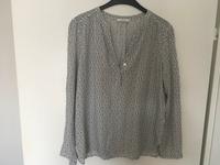 Opus Bluse Francesca Spot langarm Gr. 38 weiß mit Muster Nordrhein-Westfalen - Rheinbach Vorschau
