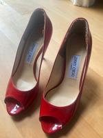Jimmy choo high heels rot Lack Gr.37 Hessen - Friedrichsdorf Vorschau