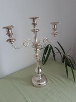 Vintage Leuchter Kerzenständer, Metall, 2-teilig, 41,5 cm Sachsen - Freital Vorschau