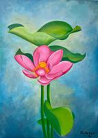 Lotus Blume | Original Gemälde | Unikat | 50 x 70 cm Acrylgemälde Frankfurt am Main - Frankfurter Berg Vorschau