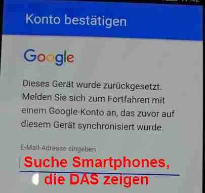 Suche gesperrte Android Handys in Nürnberg (Mittelfr)