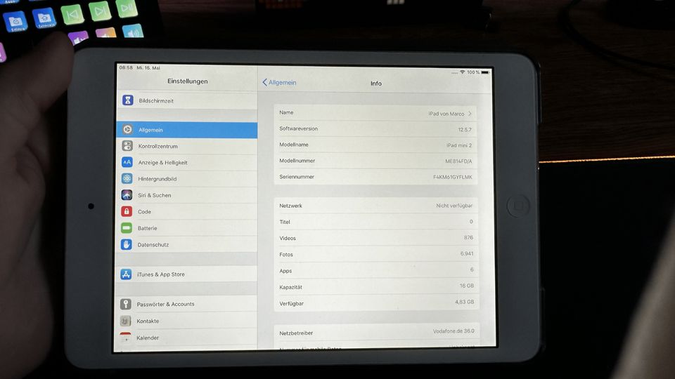 iPad Mini 2 16GB (WiFi+GSM) weiß in Viersen