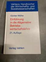 Günter wöhe Einführung in die allgemeine betriebswirtschaftlehre Bayern - Freising Vorschau