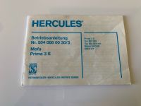 Hercules Betriebsanleitung Mofa Prima 3 S Bayern - Neunburg Vorschau