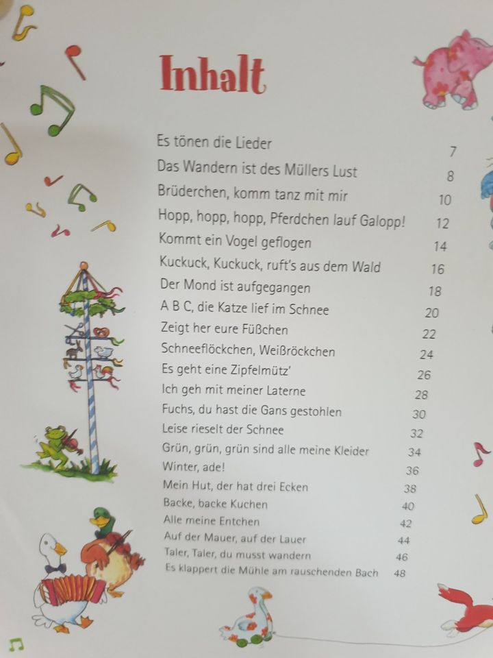 KINDER LIEDER BUCH MIT CD in Katlenburg-Lindau