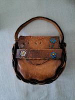 Leder - Täschlein - Blumen,  Unikat, vintage, Tasche, Geldbörse Sachsen - Chemnitz Vorschau