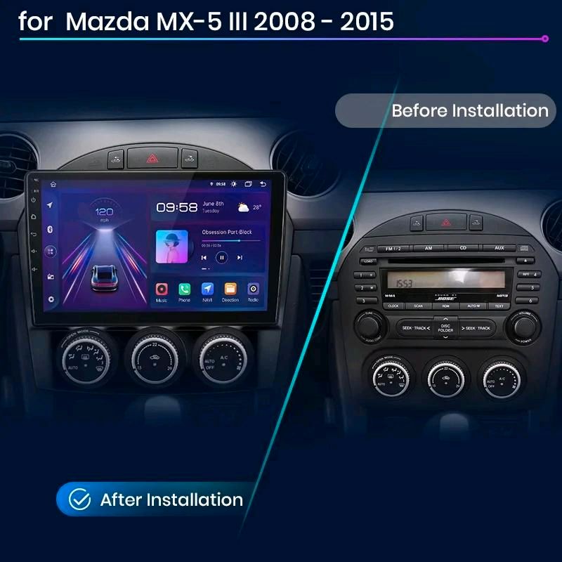 Android Autoradio Mazda MX5 2008-2015 Multimedia in Burghausen