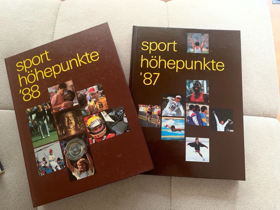 2 Bücher Sport Höhepunkte 1987 / 1988 Rarität in Hüttenberg