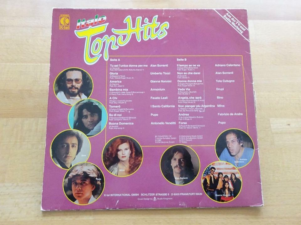 *RESERVIERT* LP (Vinyl) - Italo Top Hits (1) (Sampler) in Neumarkt i.d.OPf.