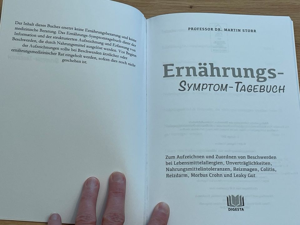 Ernährungs-Tagebuch Symptom-Tagebuch bei Unverträglichkeiten in Berlin