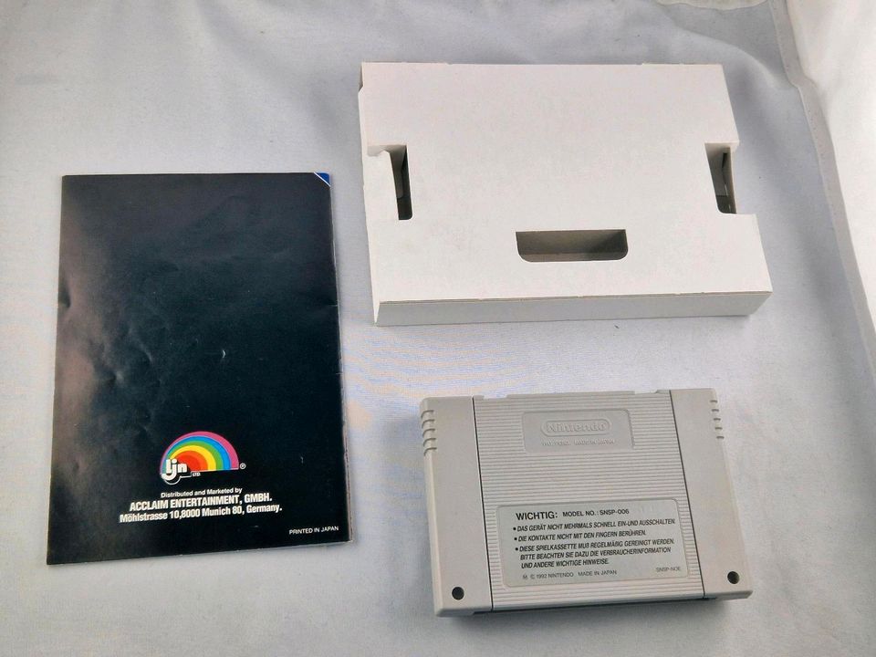 Neuwertig SNES Super Nintendo Spiel Super Wrestlemania mit Inlay in Villingen-Schwenningen