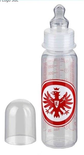 EINTRACHT FRANKFURT Baby Trinkflasche SGE Nuckelflasche 240ml NEU in Frankfurt am Main