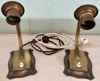 2 Antike Tischlampen Gestelle Messing ohne Lampenschirm DRGM 1920 Baden-Württemberg - St. Leon-Rot Vorschau