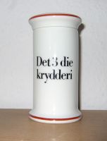 Porzellan-Topf mit der Aufschrift "Det 3 die krydderi" Hessen - Münster Vorschau