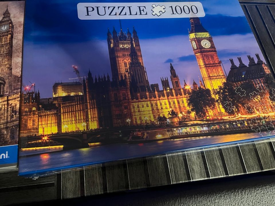 2 England Puzzle original verpackt in Mönchengladbach