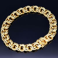 Garibaldi Armband Goldarmband ECHT GOLD 585 14K 19,5cm 9mm DICK MASSIV GOLD Berlin - Neukölln Vorschau