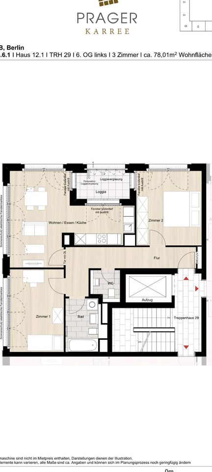 3-Zimmer-Whg in Mitte ab 15.6. oder 1.7./ 3 room flat from 15.6. in Berlin