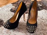 Pumps Absatz High Heels Schwarz Nieten Gold Nordrhein-Westfalen - Wachtberg Vorschau